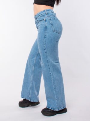 Artículo 711 || Wide Leg Nevado Claro Liso