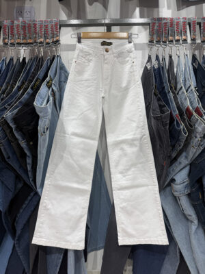 Artículo 696 || Wide leg Blanco Elastizado