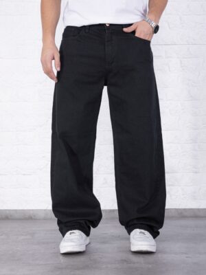 Articulo 327 || Baggy Hombre Negro Liso