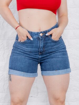 Artículo 094 || Short Azul Bigotes Rígido