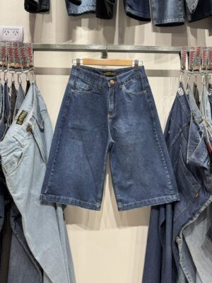 Artículo 706 || Bermuda Azul Rígido Dama