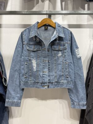 Artículo 936 || Campera Dama Celeste Nev Roturas Rígido