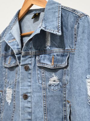 Artículo 936 || Campera Dama Celeste Nev Roturas Rígido