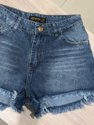 Artículo 770 || Short Azul Nevado Bigotes Rígido